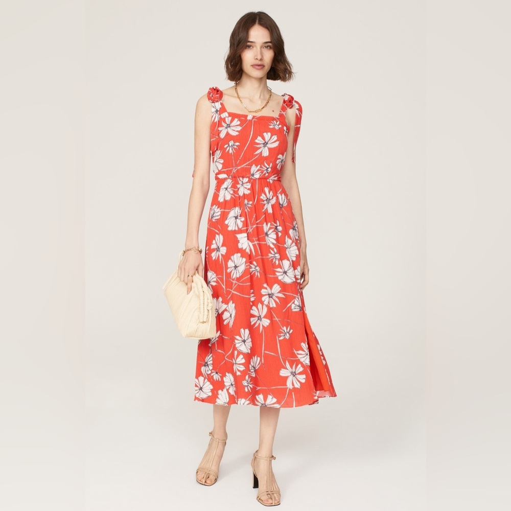 Jason Wu Tie Shoulder Midi Dress